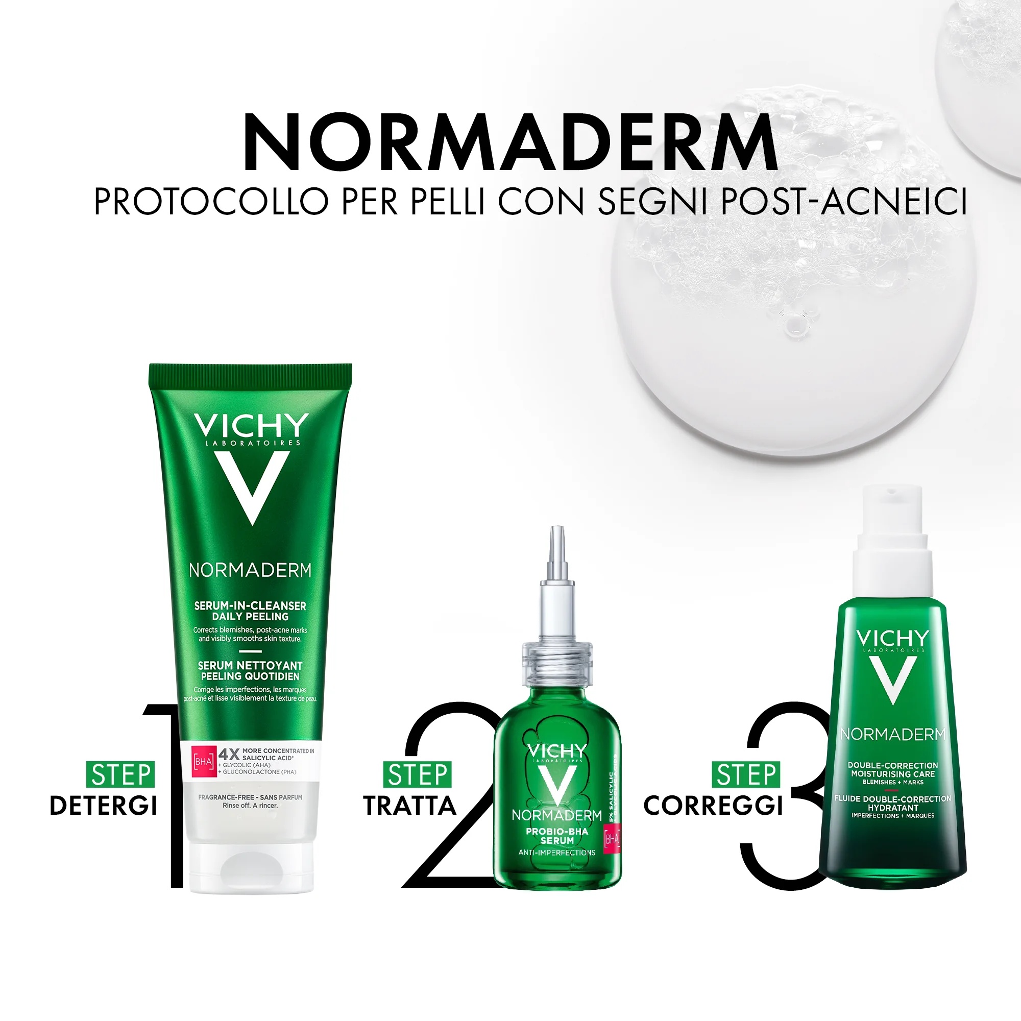 VICHY Vichy Normaderm Serum Peeling Reinigingsmelk