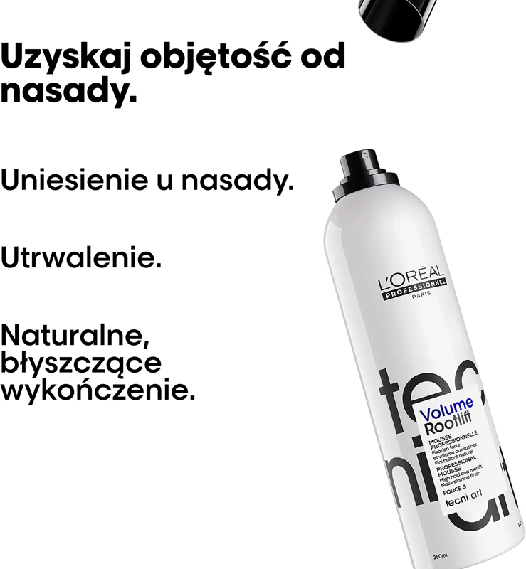 L'Oréal Professionnel Tecni.Art Volume Rootlift mousse capilar que adiciona volume desde a raiz