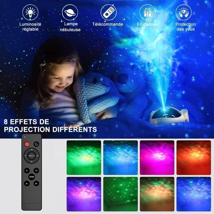 Projecteur de Galaxie D'astronaute Starry Sky Night Light, Projecteur D'étoile D'astronaute avec Nébuleuse, projecteur ciel etoile