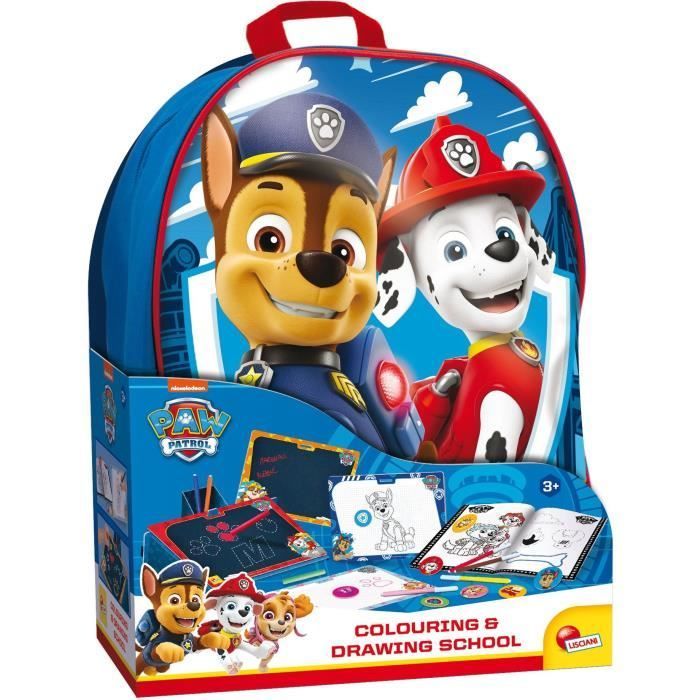 Zaino scolastico per disegnare e colorare di Paw Patrol - LISCIANI