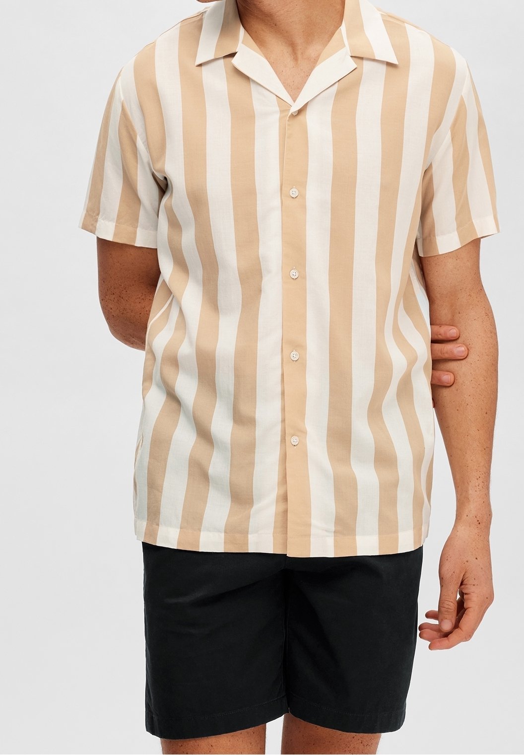 Selected Homme overhemd - beige