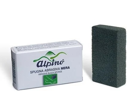 ALPINO Alpine zwarte schuurspons voor het verwijderen van eelt.