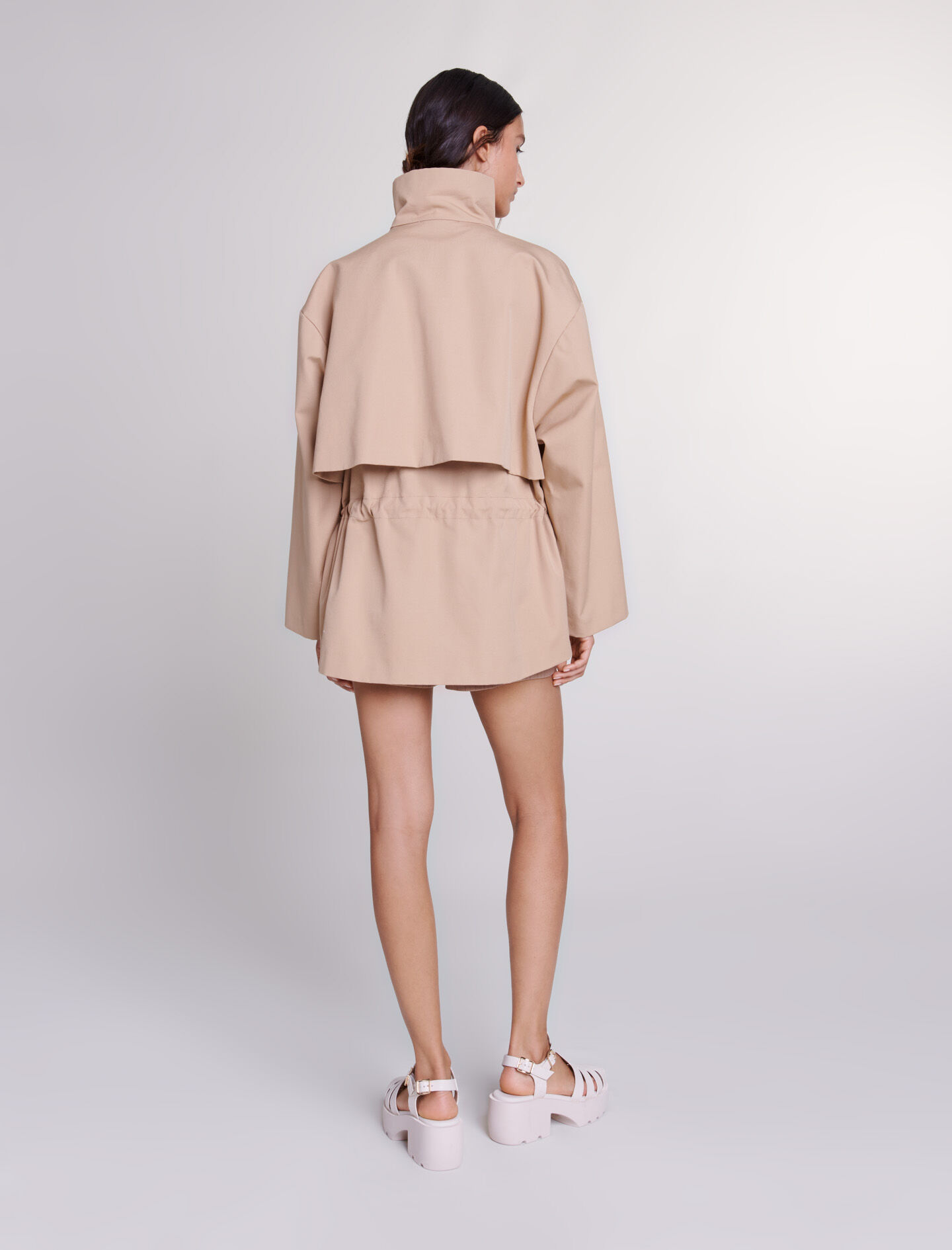 Waterafstotende parka - Beige