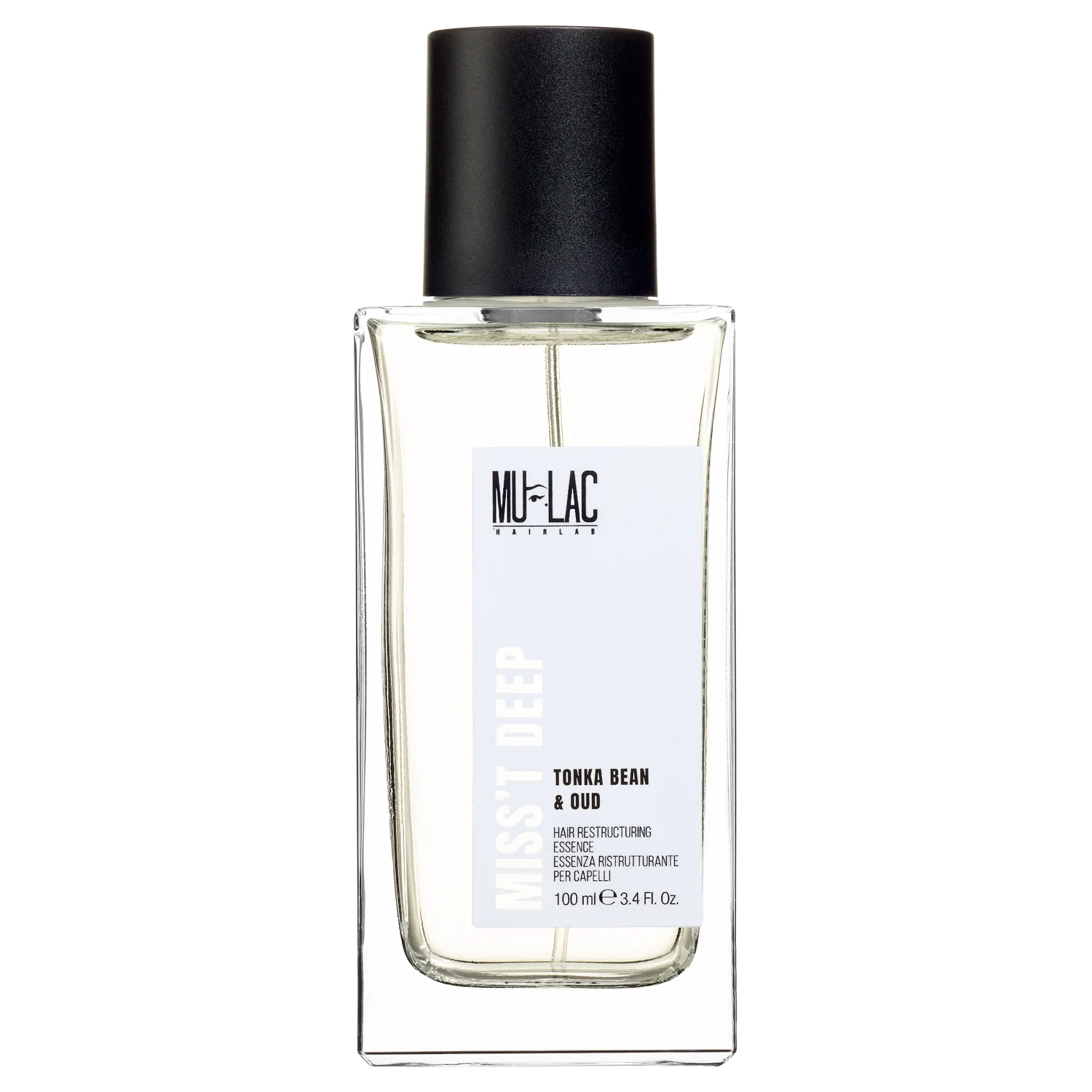 Essenze Profumate MISS'T DEEP - TONKA BEAN & OUD - ESSENZA RISTRUTTURANTE PER CAPELLI - Ristrutturanti & Ricostruttivi, Profumo per Capelli