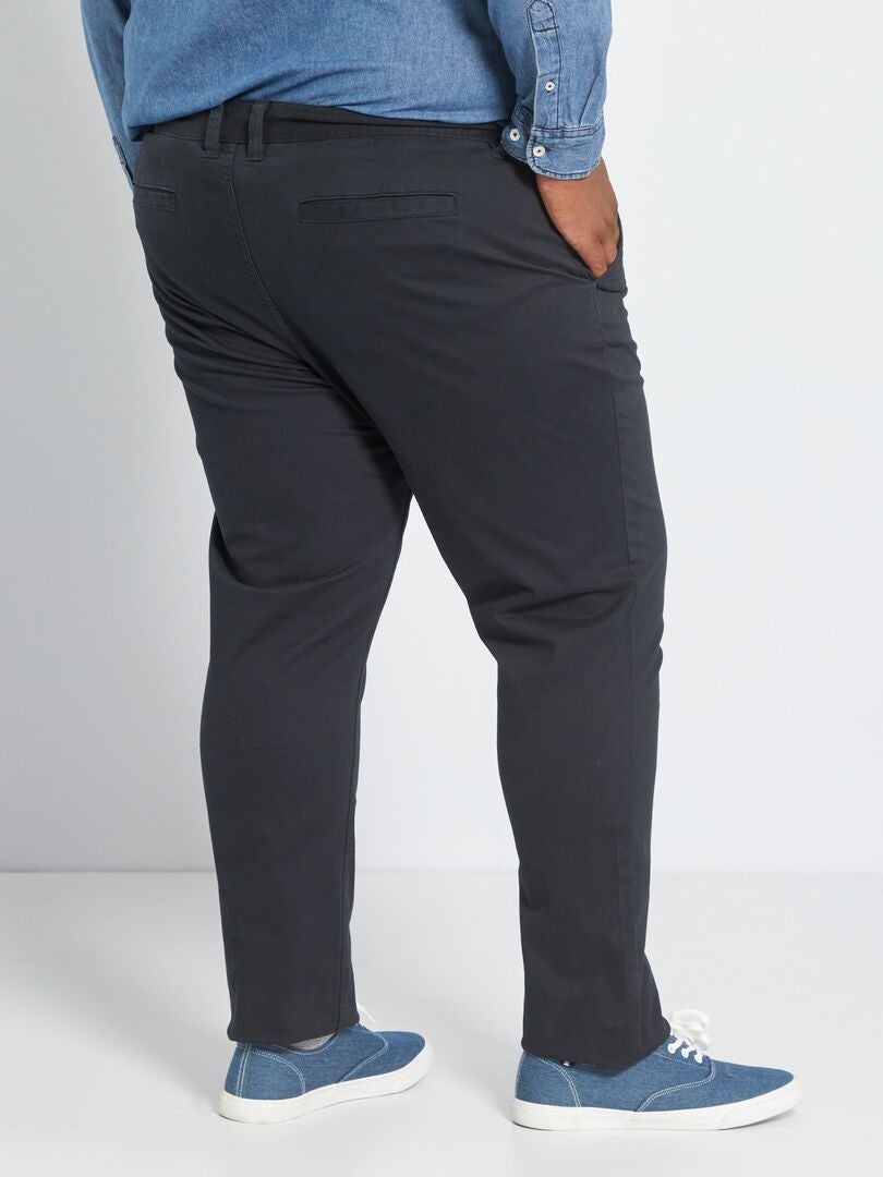 Slim fit chino broek maat L32 - Zwart