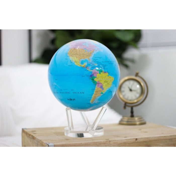 MOVA Globe Blue World Political Map 4.5