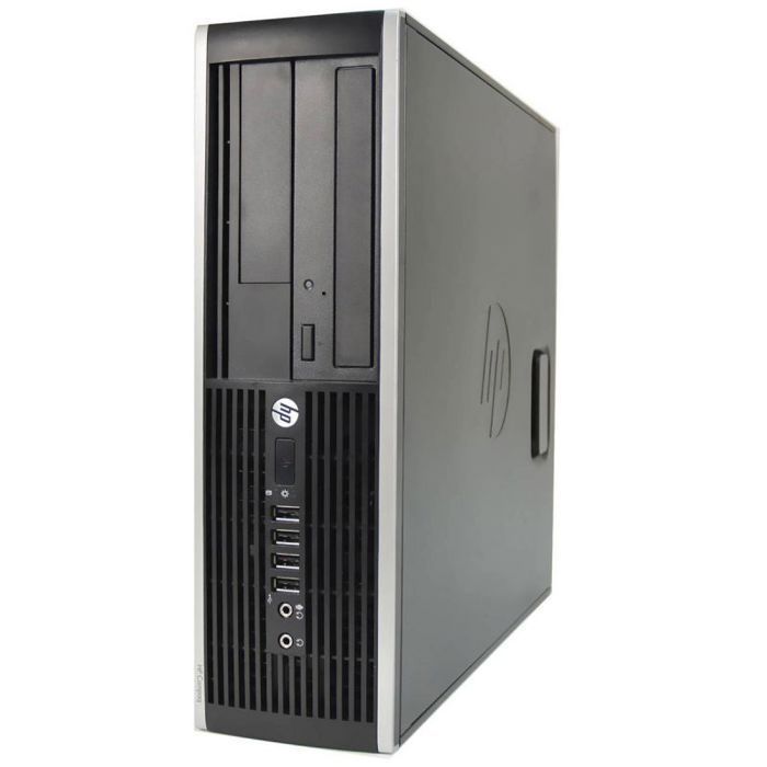 HP Compaq 6200 Pro SFF pc, Intel G630 processor, 8 GB RAM, 250 GB harde schijf, Windows 10, wifi.