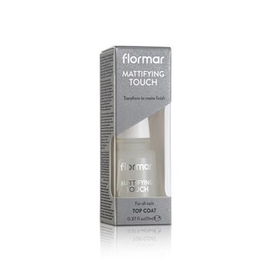Flormar nagų priežiūros viršutinis lakas „Mat. Touch“, 11 ml