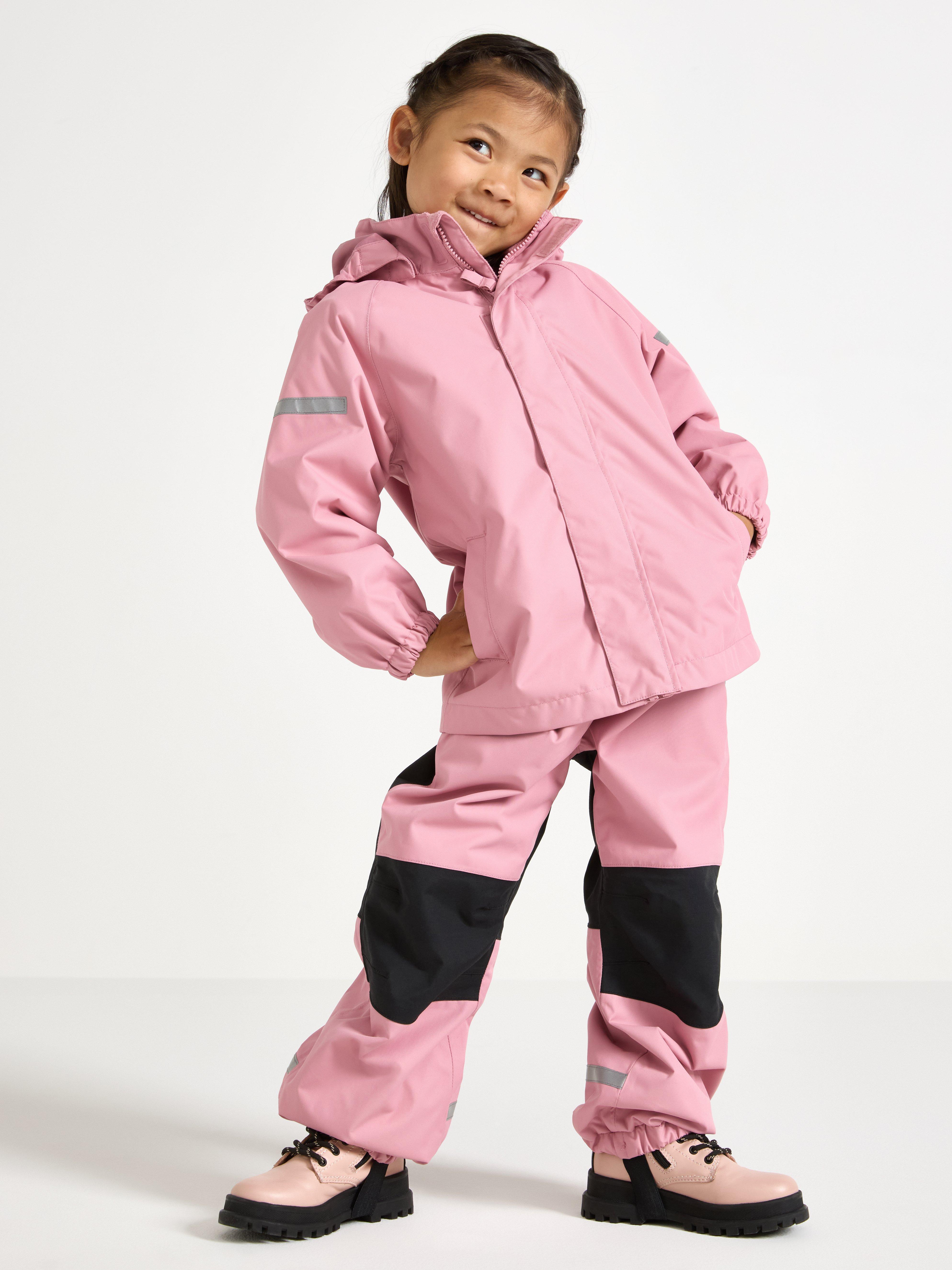 Nepromokavá shellová bunda Dark Dusty Pink