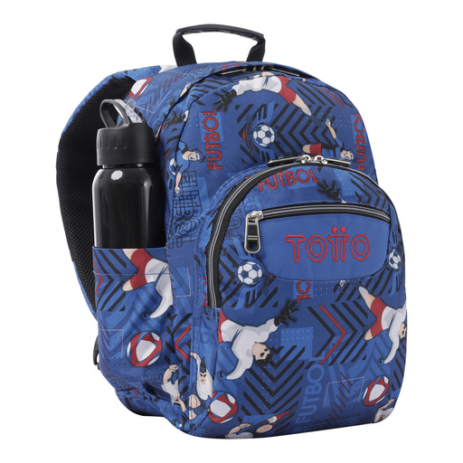  Mochila Escolar Totto Futbolistas Gommas