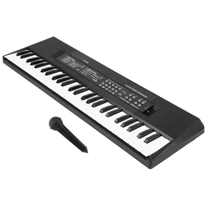 Teclado electrónico OMABETA - 54 teclas - Micrófono incluido - Función de grabación - Ideal para niños