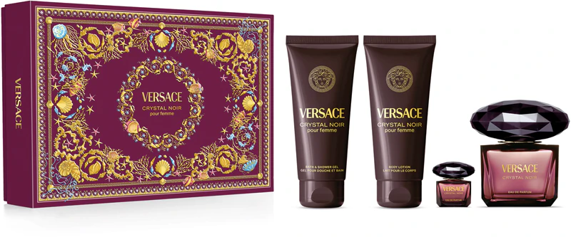 Dárková sada Versace Crystal Noir pro ženy