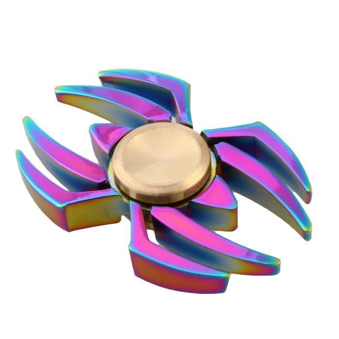 Harajuku Multicolore araignée Hand spinner Metal Fidget spinner EDC Toy