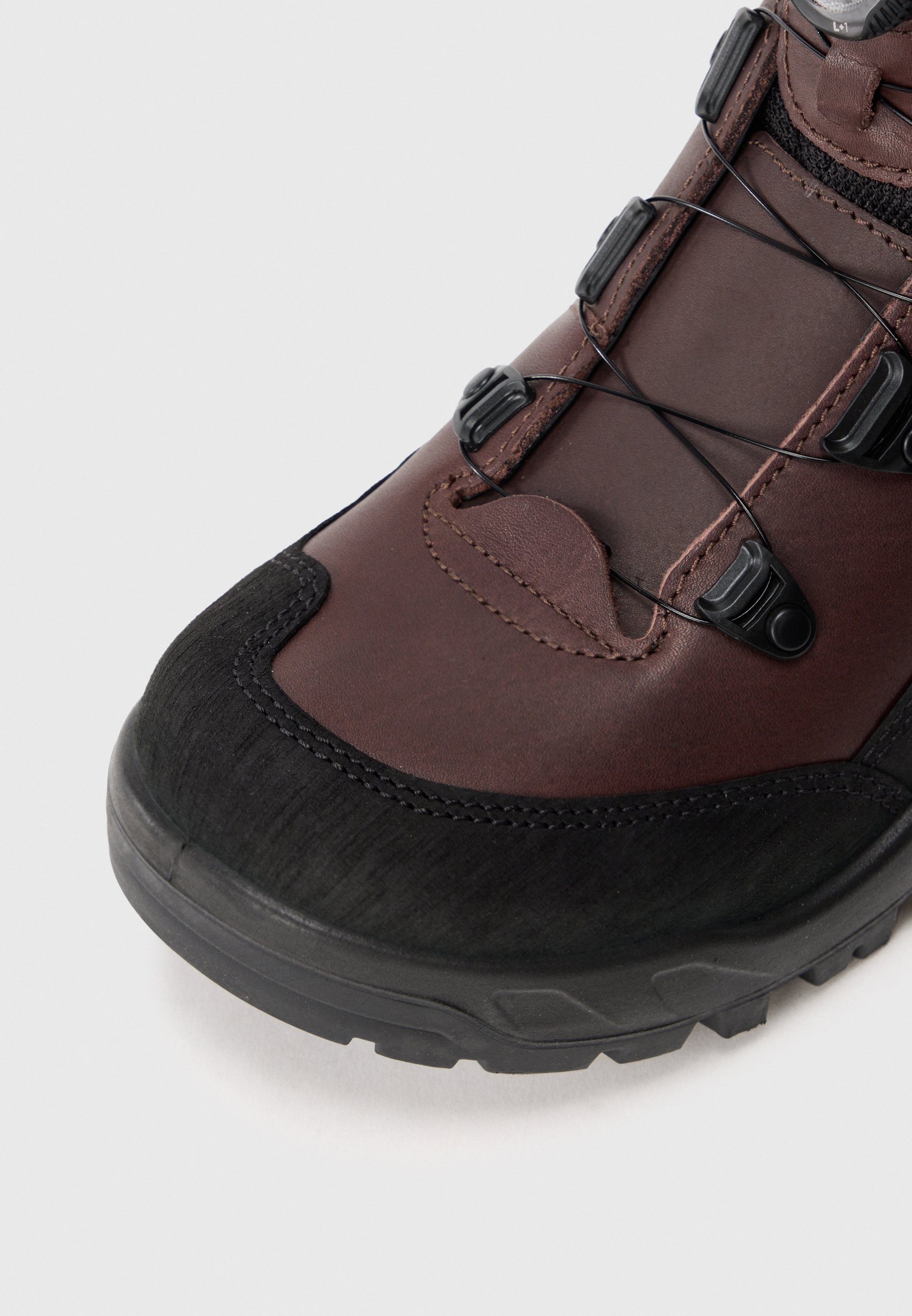 ECCO OFFROAD MID WARM WP BOA - Zimní boty - black/moca