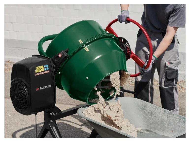 Betoneira PARKSIDE® PCM 125 A1, 120 l, 550 W