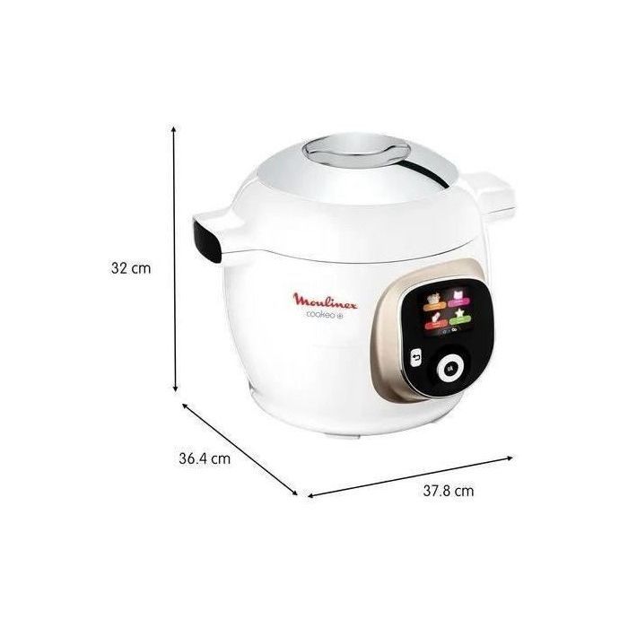 Cookéo MOULINEX - CE85BA10 - Multicuiseur intelligent - Capacité 6L - 6 programmes de cuisson - 180 recettes - 1600W