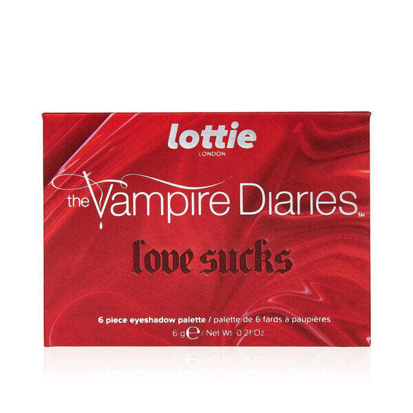 Paletă de farduri de pleoape Lottie London x The Vampire Diaries Love Sucks