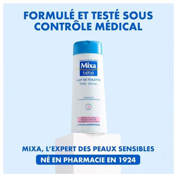 Mixa Bébé Lait de Toilette Très Doux 300ml