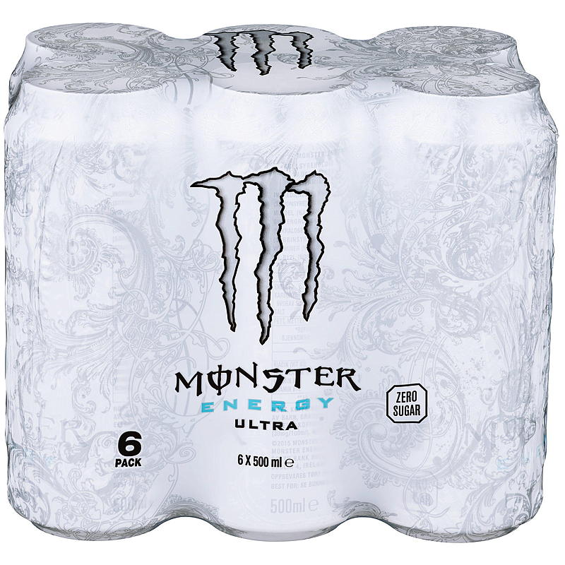 Monster Monster 6-pak energidrik Ultra White