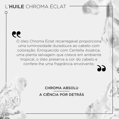 Kérastase Chroma Absolu L'Huile Chroma Éclat hårolja för färgat hår, glans och färg, 30 ml