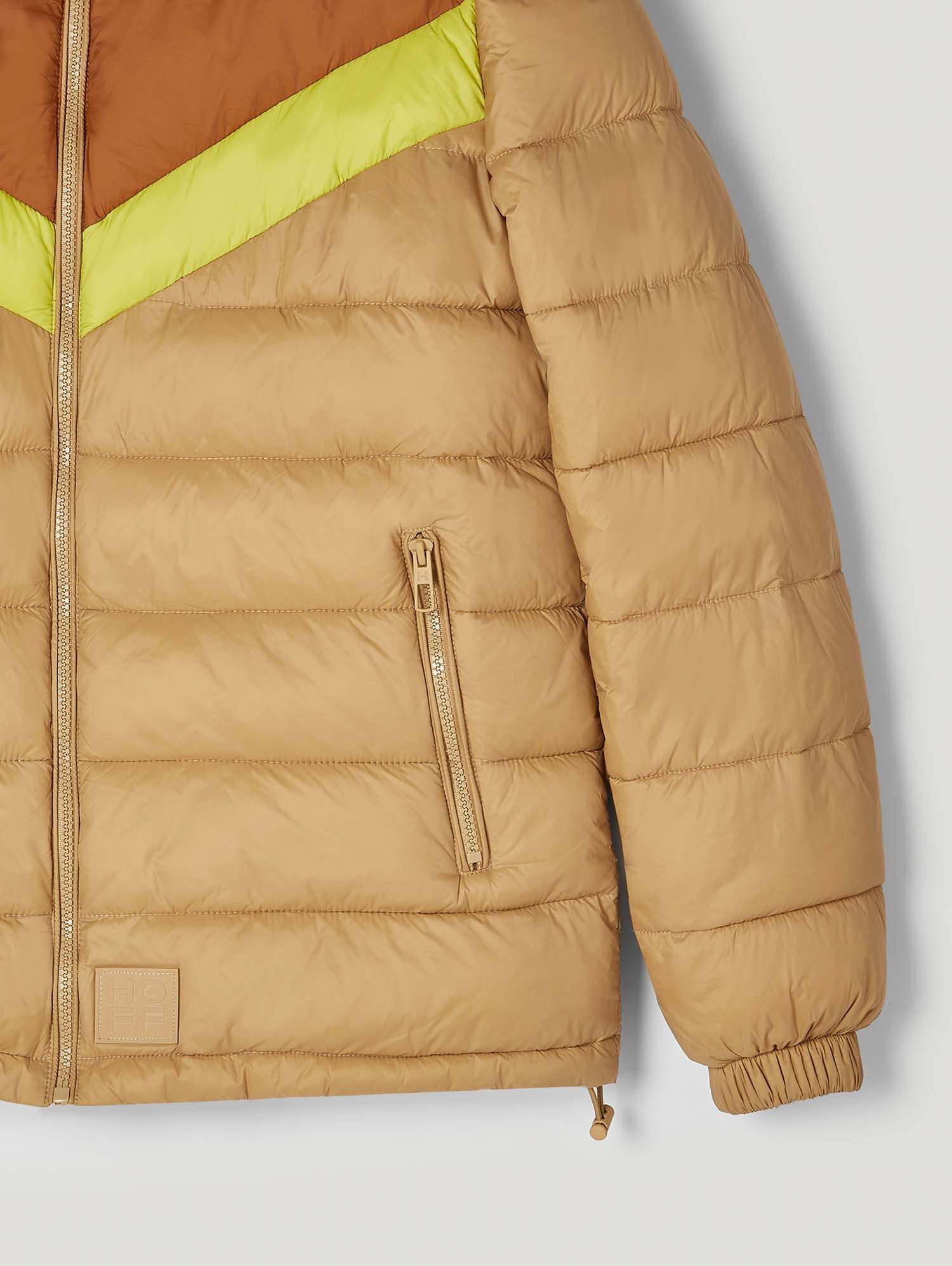 NORDIC PUFFER JACKET TAUPE
