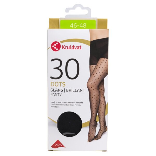 Kruidvat Dots Gloss 30 Den Dotted хулахопке црне, величина 46-48