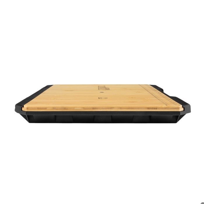 Bancada de bambu - TOUGHBUILT - TB-B1-A-10 - Indicador de medidas - 52,58 x 41,15 x 4,6 cm