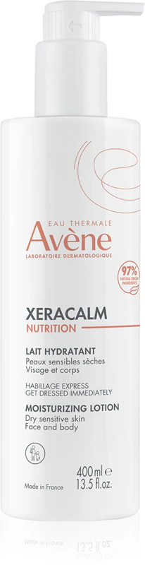 Avène XeraCalm Nutrition hydraterende melk voor gezicht en lichaam, speciaal voor de zeer droge huid.