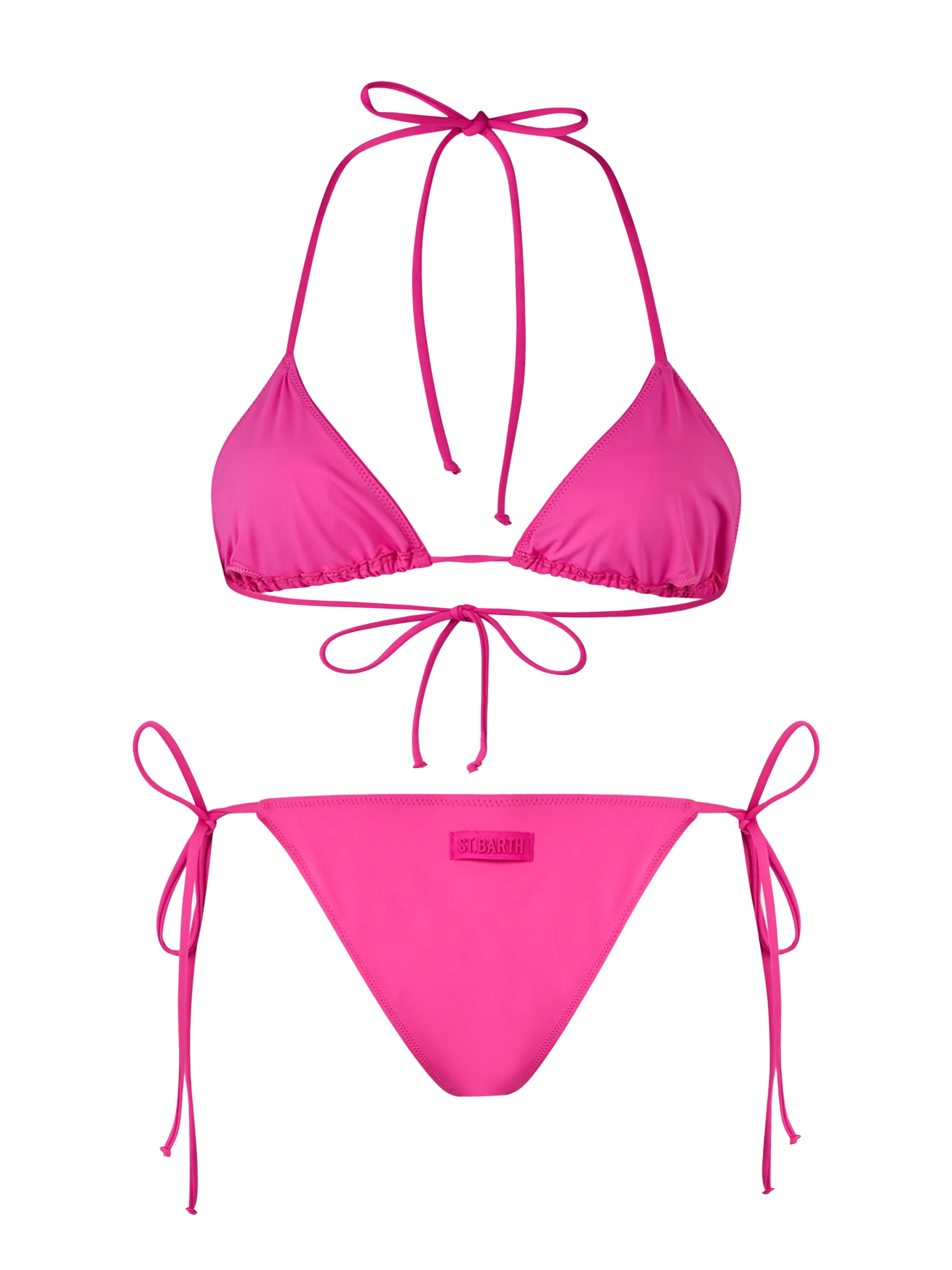 Fuchsia driehoekige bikini voor dames van Leah Marielle