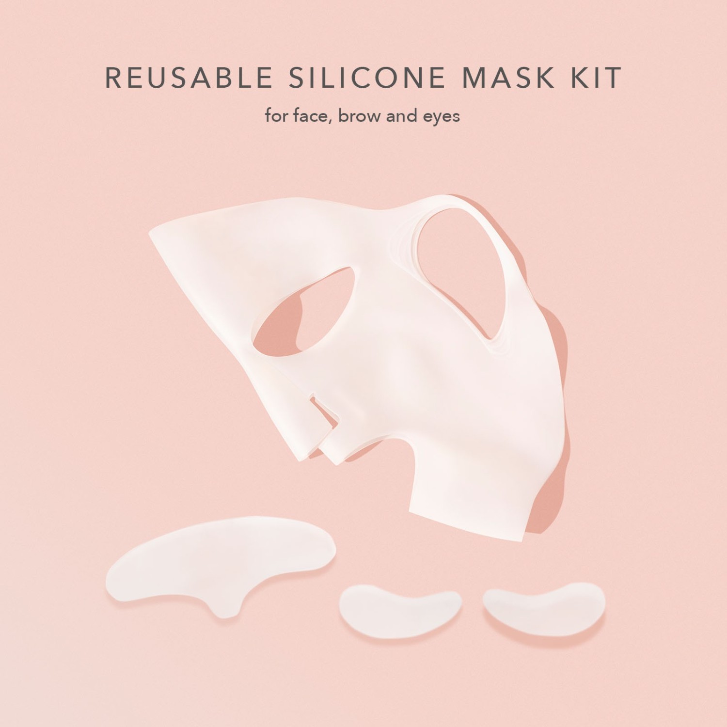 Zoe Ayla Sheet Mask, genanvendelige silikonemasker – 1 stk.