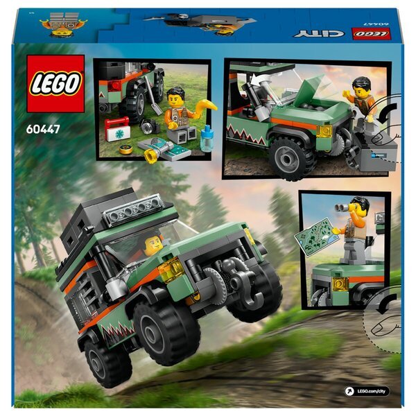 LEGO City 60447 4x4 kalnu bezceļu transportlīdzeklis<br>