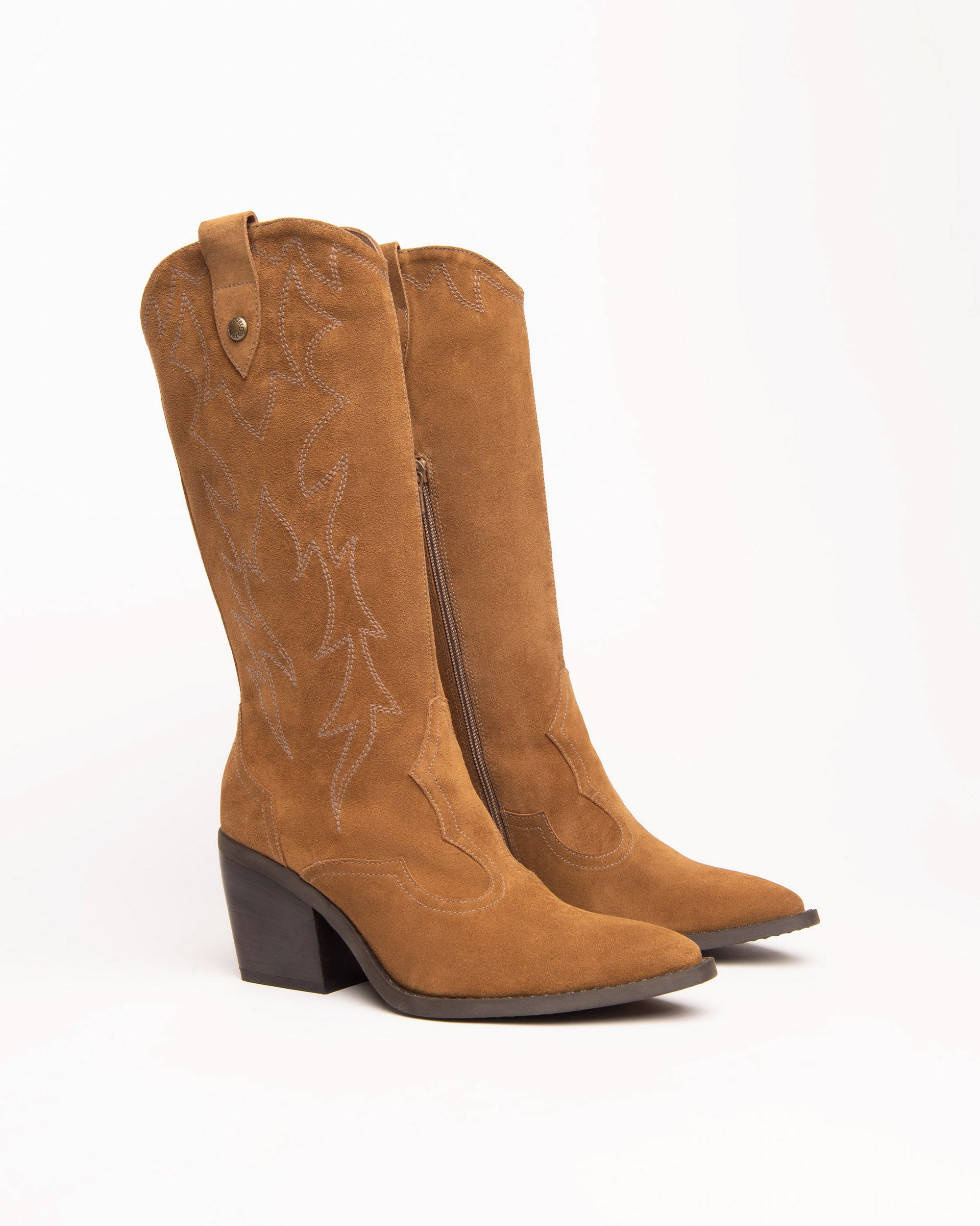  Damen-Wildlederstiefel