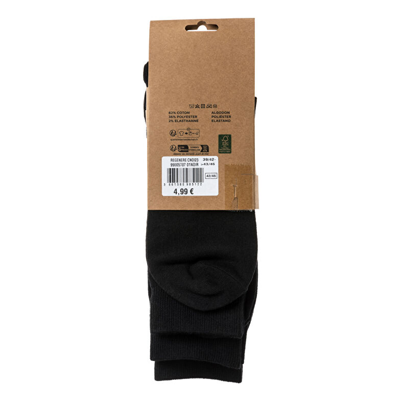 Schwarze Socken und Strumpfhosen für Herren