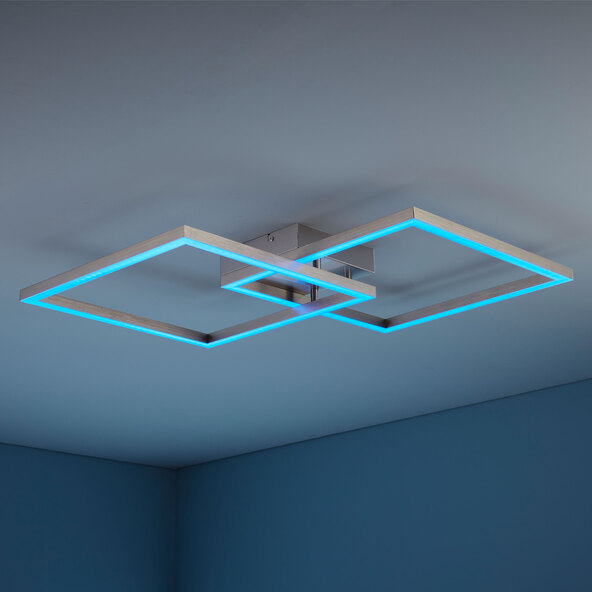 Φωτιστικό οροφής LED LOLAsmart MAXI, 63 x 63 εκ.