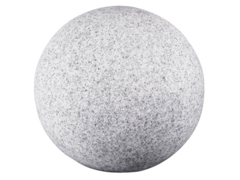 Lampa ogrodowa Kula Stono 20 cm z tworzywa sztucznego szara
