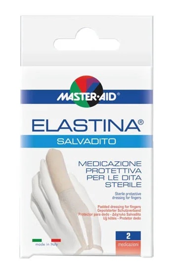 MASTER AID Elastin Malha tubular elástica hipoalergênica para dedos 1 peça 3 m