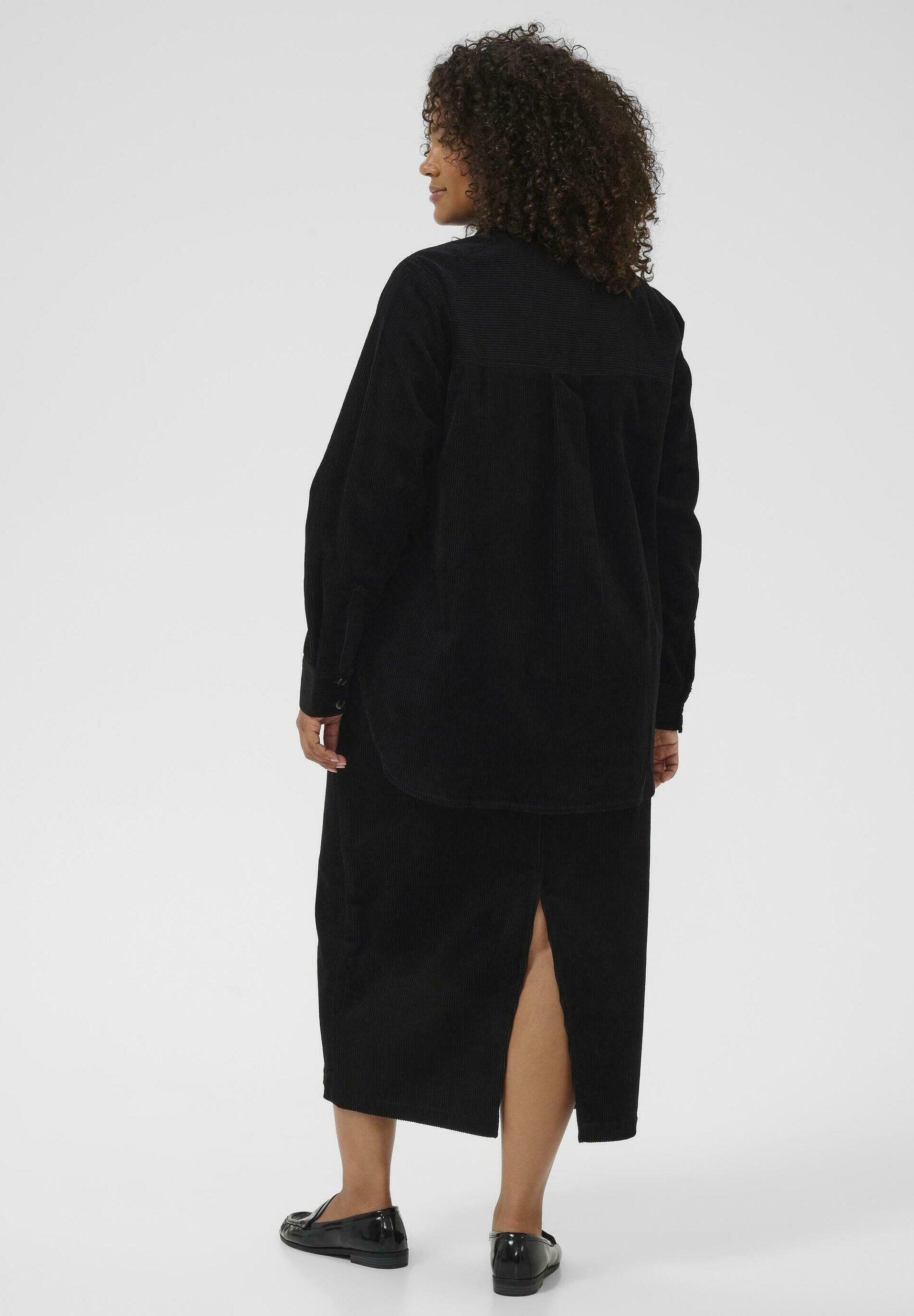 Kaffe Curve KIRSTIN - Letná bunda - tmavo čierna