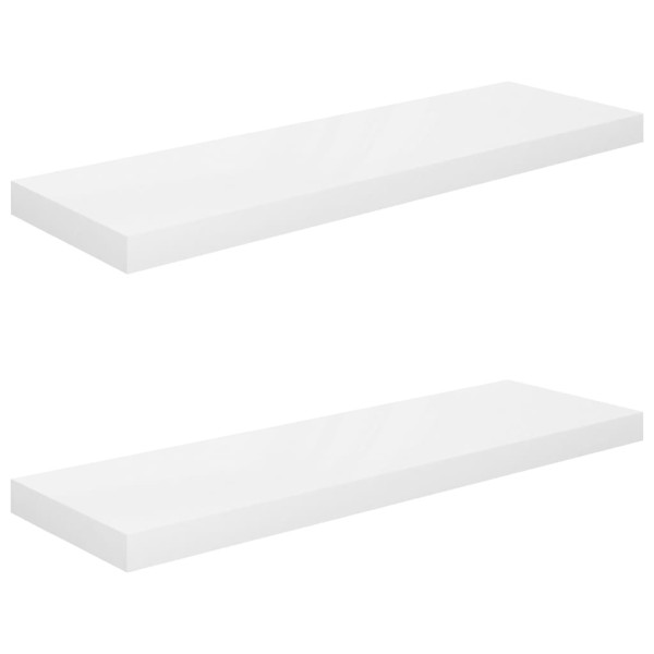 Półka ścienna Biały 80 x 23.5 x 3.8 cm MDF vidaXL