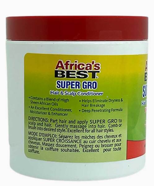 Il miglior balsamo per capelli e cuoio capelluto Super Gro dell'Africa