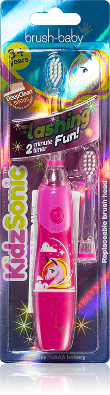 Brush Baby KidzSonic batteriebetriebene Kinderzahnbürste