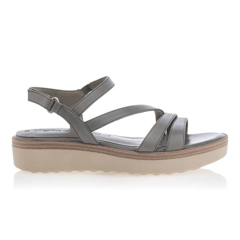Grüne Damensandalen / Zehenfreie Schuhe