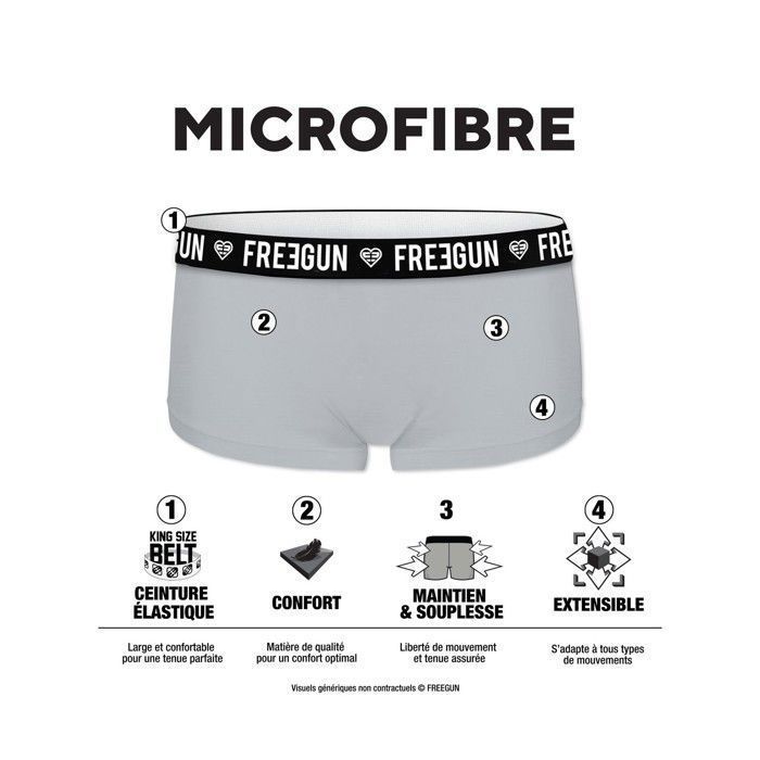 Freegun Mikrofaser-Shorts, 4er-Pack für Mädchen