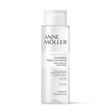 Anne Moller Pollutants valomasis micelinis vanduo detoksinis, didelio toleravimo micelinis vanduo jautriai odai 400 ml 400 ml