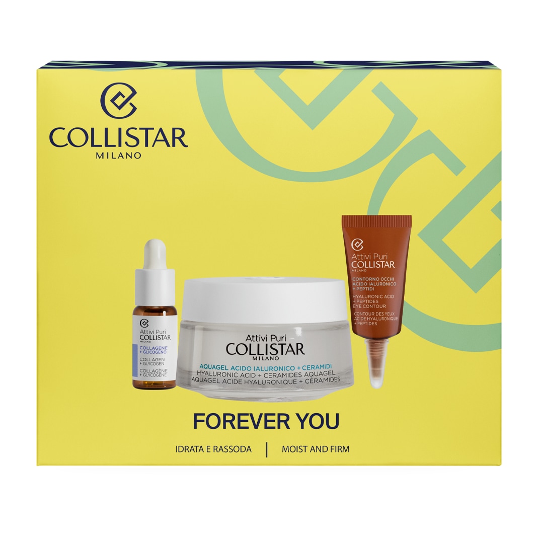 Collistar Kit de soins du visage Attivi Puri Acide Hyaluronique + Céramide Aquagel Set – 1 pièce