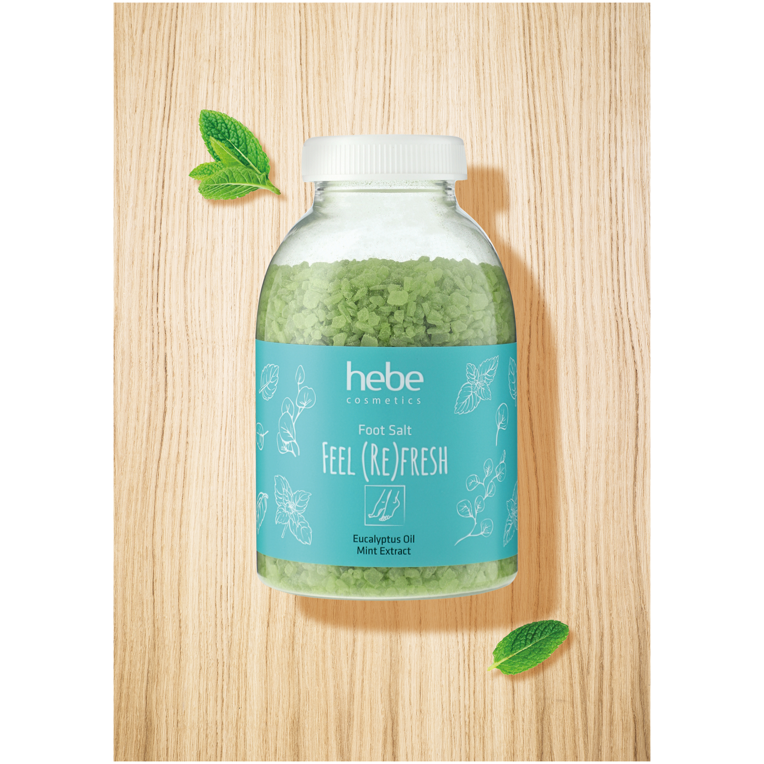 Hebe Cosmetics Balsam de săruri pentru picioare (Re)prospețime