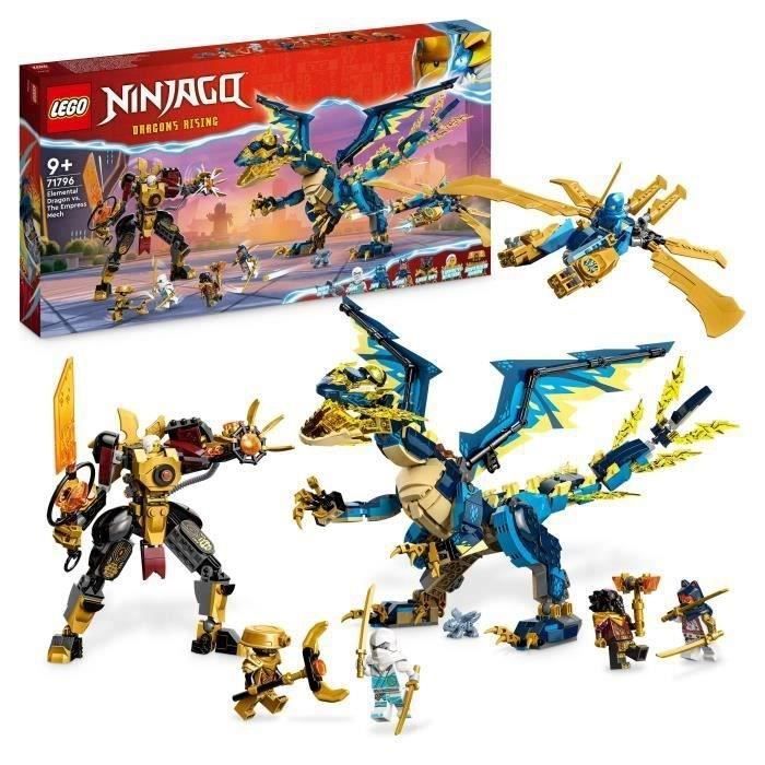 LEGO® NINJAGO 71796 Elementaire Draak vs. Robot van de Keizerin, Groot Speelgoed