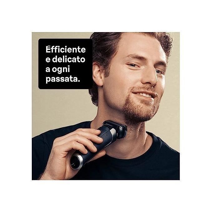 Rasoio elettrico Braun Series 9 Pro 9410s per uomo, 4+1 testine con rifinitore Prolift, durata della batteria di 60 minuti, utilizzo