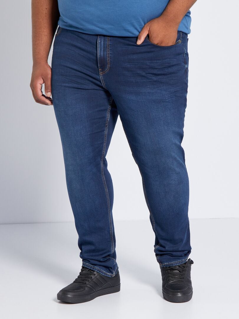 Calça jeans slim stretch - AZUL