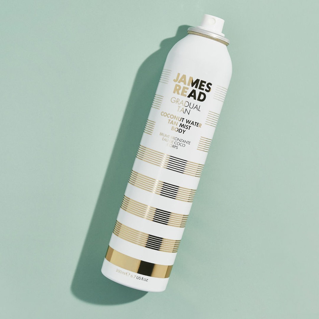 James Read savaiminio įdegio laipsniško įdegio kokosų vandens įdegio purškiklis kūnui - 200 ml