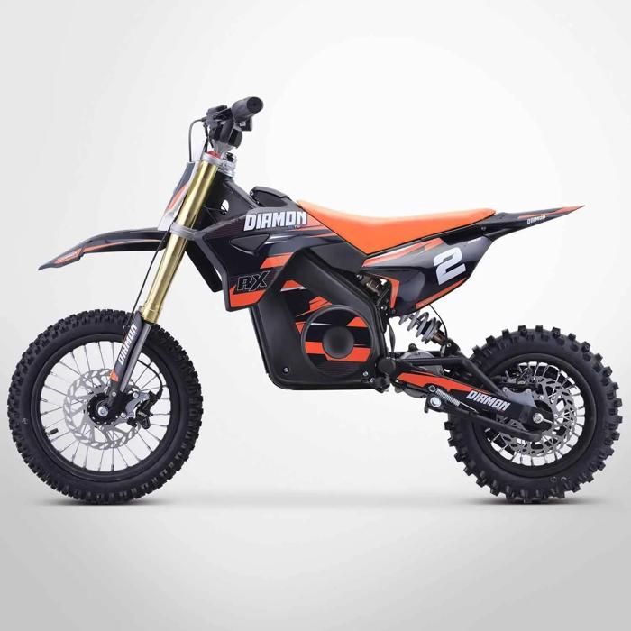 Kids Electric Motorcycle 1300W / ORION 1300W Motocross Bike / 12/10 / Orange